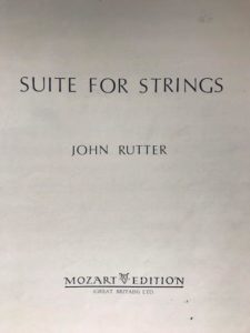 Suite for Strings cover